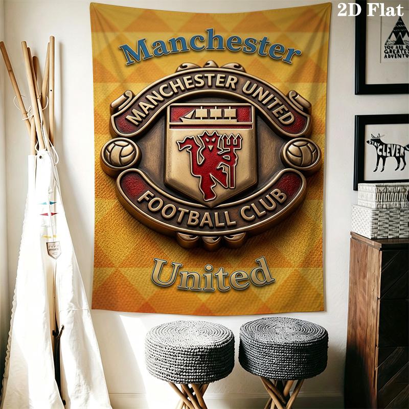Manchester United Youth Courage Greatness Bedding 1 Duvet Cover 2 Pillowcase Without Core Soft And Comfortable Christmas Birthday Gift