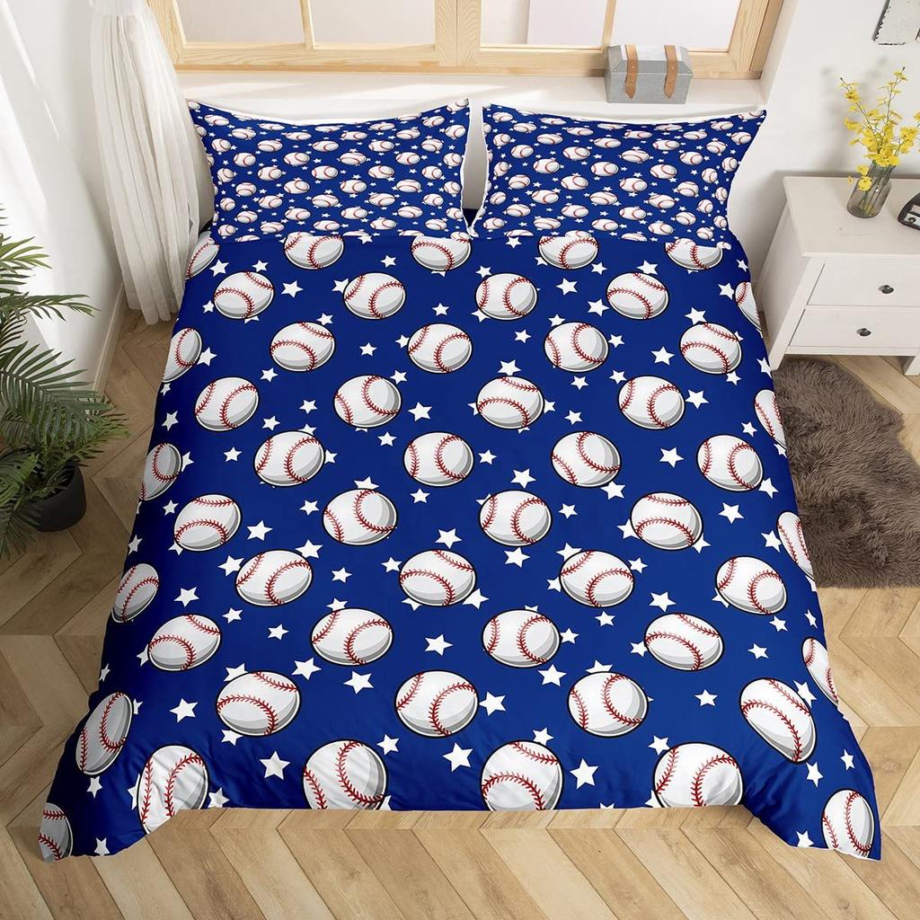 Red Agricultural Tractor Three-Piece Quilt Cover 3D Digital Printing Bedding Set Bed Cover