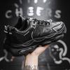 Fashion Synthetic Leather Thick Sole Gray Boots Vulcanized Shoes High Man Gym Shoes Sneakers Sport Cuddly Casuals Designer