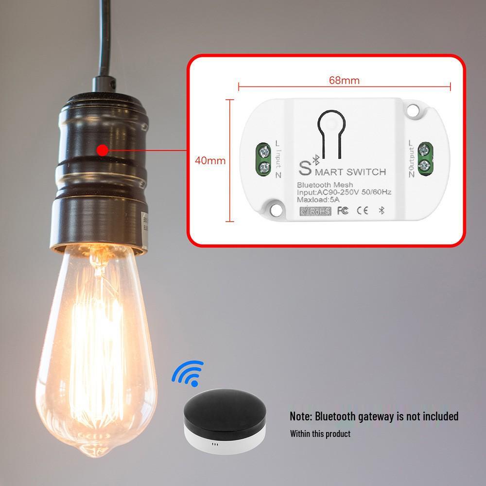 Graffiti Smart Bluetooth Mesh Remote Switch with Alexa Voice Control