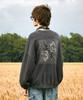 Peullukeu Blue Wave Pigment Sweatshirt Dark Gray Fmt757