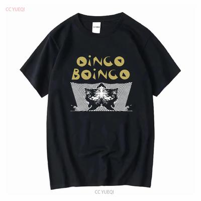 Oingo Boingo Band T-Shirt xtc devo Los Angeles Punk New Wave Vintage Gewaschen Atmungsaktiv Bequem Lässig Stilvoll