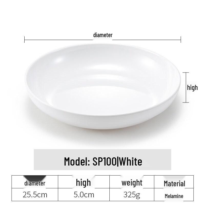 Melamine Round Serving Plate