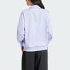 adidas Originals striped sporty long-sleeve retro jacket for women, light purple