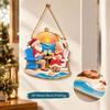 2D iron decoration for beach Christmas - double sided printing