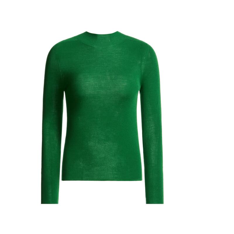 

ELLASSAY Женский трикотажный топ с высоким воротником, облегающего кроя EWD366M093DX L