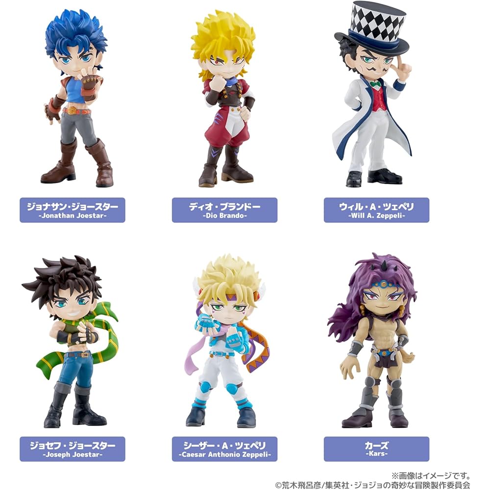 PalVerse JoJo's Bizarre Adventure Phantom Blood/Combat Wave 6-Piece Collectible Figure Box Set