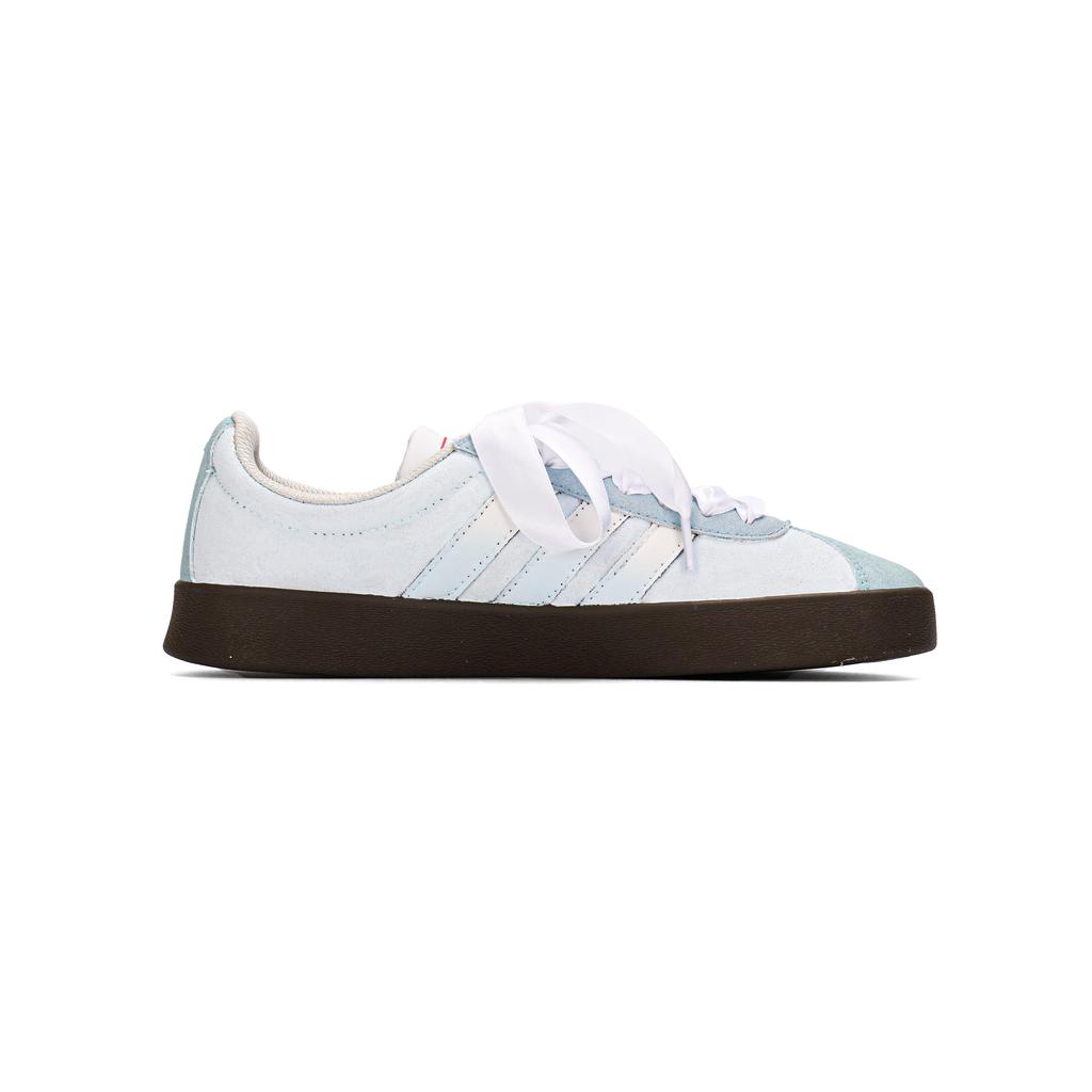 adidas VL COURT 2.0 Butterfly Dancing Abrasion Resistant Low Top Skateboard Shoes Unisex Light Blue HQ1802(Team1337-)
