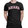 Ariana Grande Rosa Logo Herren T-Shirt Lustige T-Shirts Kurzarm Rundhals T-Shirt Reine Baumwolle Übergröße Oberteile