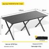 Portable Ultra-light Folding Camping Table and Chair Set for Outdoor Picnics and Barbecues