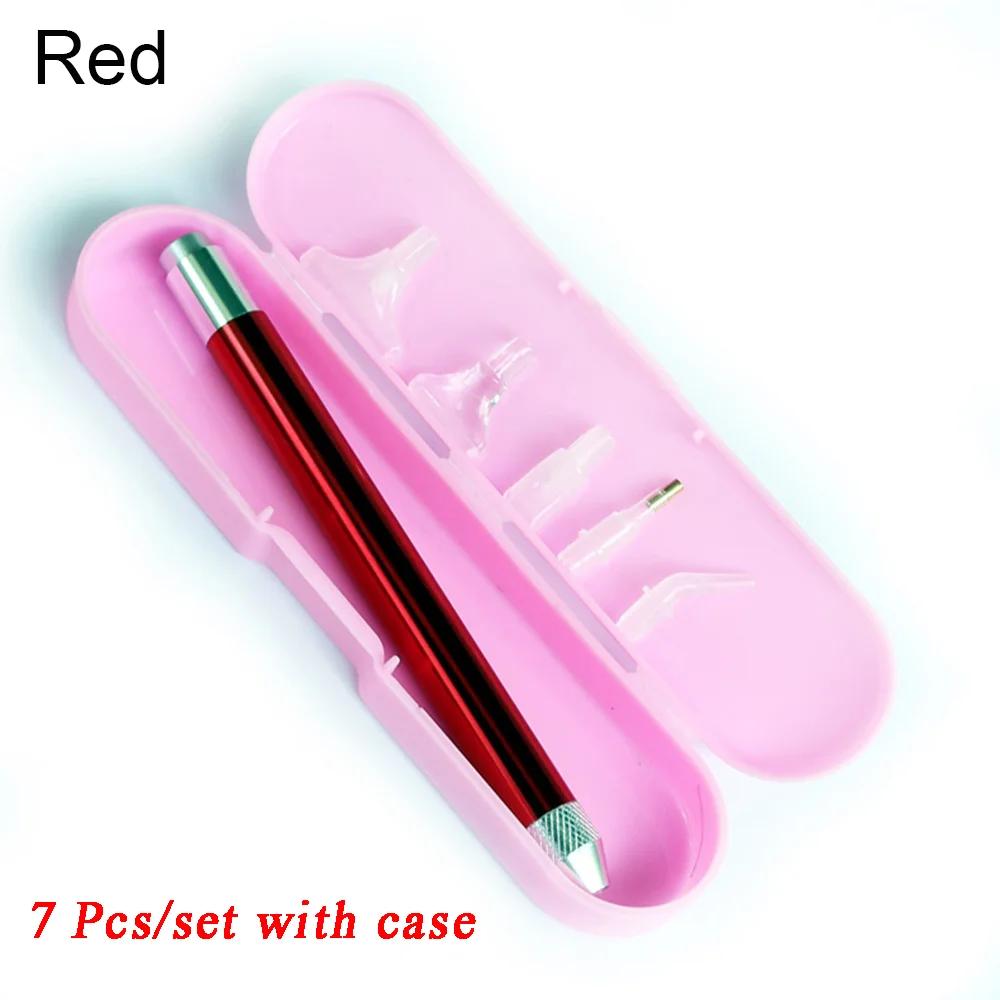 1set 5D Diamond Painting Tool Lighting Drill Pen with Accessories Angled Tip Point Drill Pen Kits DIY Sewing Crafts Tool