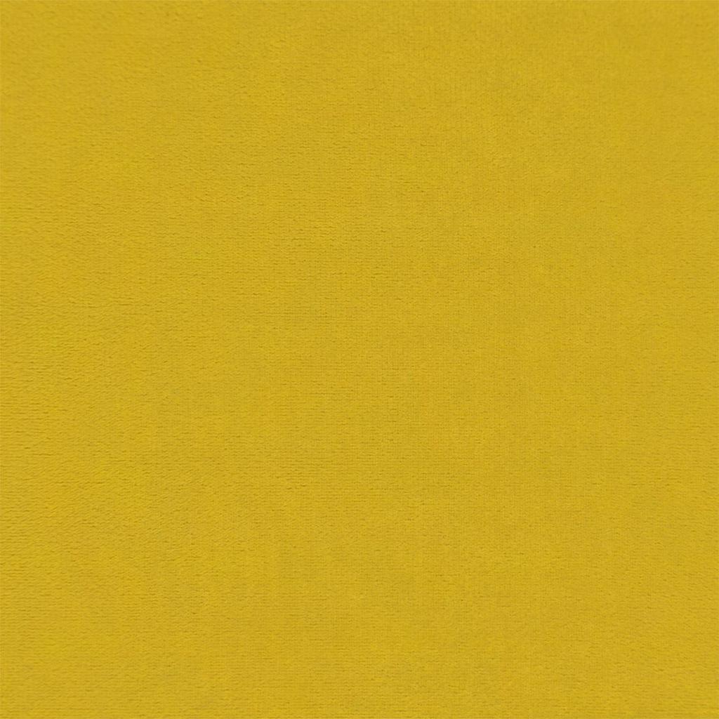 Floor Sofa Bed Yellow 213 X 70 X 77 Cm Velvet