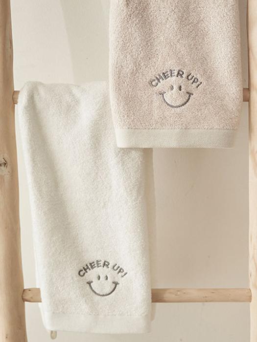 

DECOVIEW Smile Premium Bamboo Fabric Towel 10P Set Beige 10P set