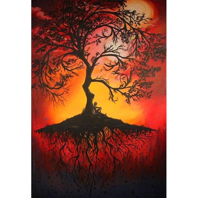 DIY Scenic 5D Diamond Painting Full Round Drill Tree Diamond Embroidery Cross Stitch Mosaic Cross Stitch Wall Art Home Decor