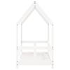 Kids  Bed White 70 x 140 cm Solid Pine Wood