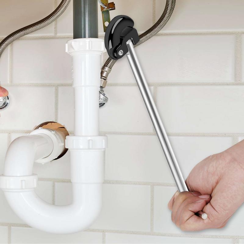 Basin Wrench Under Sink Spanner Multifunctional Wrench Disassembly Tool For Kitchen Sewer Bathroom Bathtub Garden