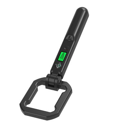 Faltbarer Metalldetektor mit LCD-Anzeige, Ton- und Vibrationsalarm, 360-Grad-Scan für einfaches Auffinden von Objekten