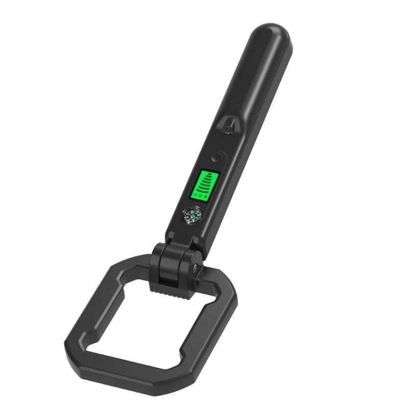 Metal Detector Foldable with LCD Display Sound Vibration Alarm 360 Degree Scanning for Easy Object Finding