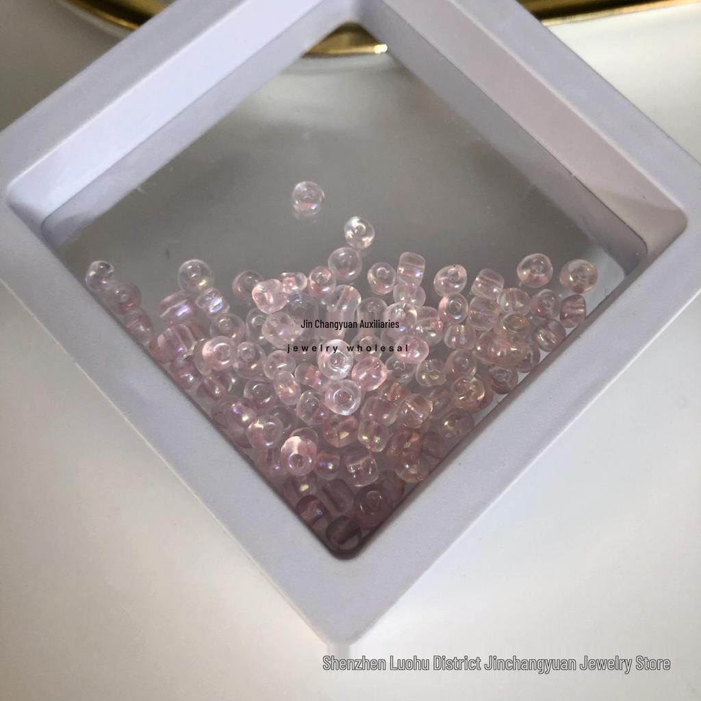 Pink Series Seed Beads & Sequins for DIY Handcrafts and Ancient Style Embroidery