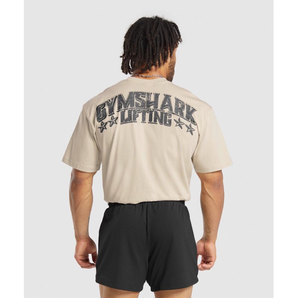 

Gymshark Футболка Lifting Stars Pebble Grey A6A4S GB7P XS