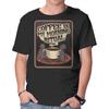 Unisex Crew Neck T-Shirt Coffee Morning Ritual Cats Graphic Short Sleeve Casual Tee