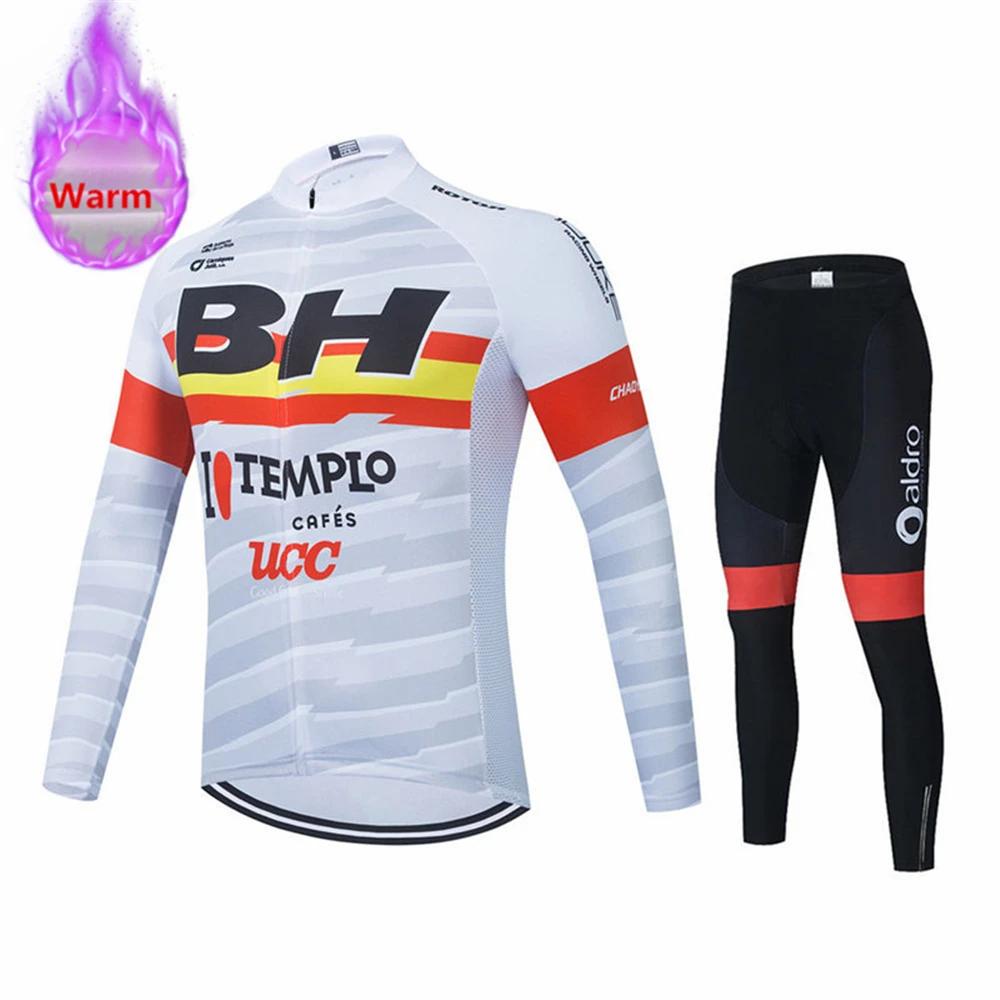 2026 Winter Fleece Cycling Jersey Set Mountian Bicycle Clothes Wear Ropa Ciclismo Racing BH Bike Clothing Maillot Ciclismo Hombre