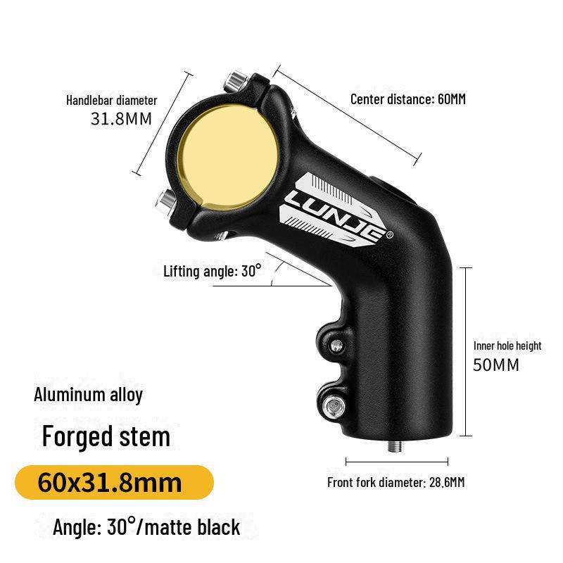 

Велосипедный вынос LUNJE 31,8*60 мм из алюминиевого сплава - цельный, литой и увеличенный, 3D-кованый