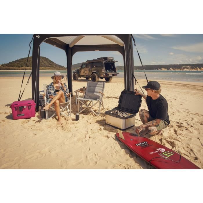 Glacière isotherme - DOMETIC - Patrol 20 - 19L - Poignée de transport inox - Conserve la glace plusieurs jours - Orchid