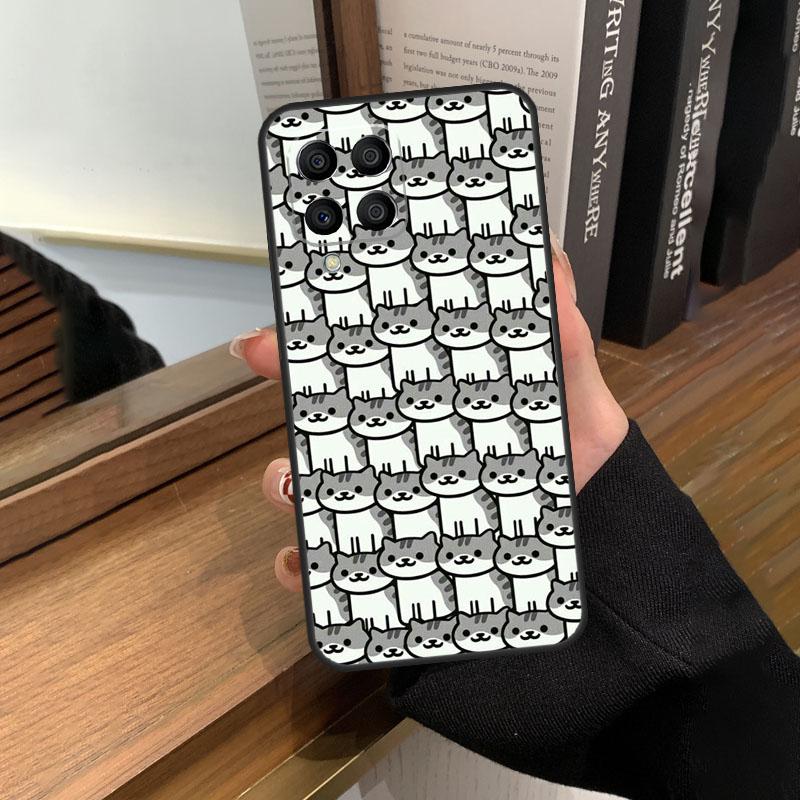 Funny cute cats Case For Samsung Galaxy M35 M15 M55 M56 M36 M16 M06 M31 M13 M33 M53 M12 M32 M52 M14 M34 M54