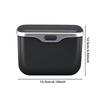 1pc Multifunctional ABS Car Trash Can - Universal Dry Wet Dual-Use Garbage Bin for Car Interior Storage