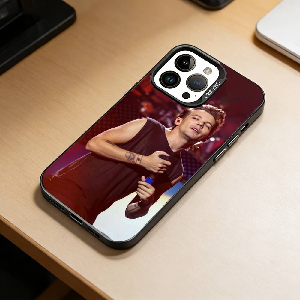 Singer Lou-Tommo Phone Case For iPhone 17,16,15,14,13,12,11 Plus,Pro Max,XS,Colored Silver Plated Inside Cover
