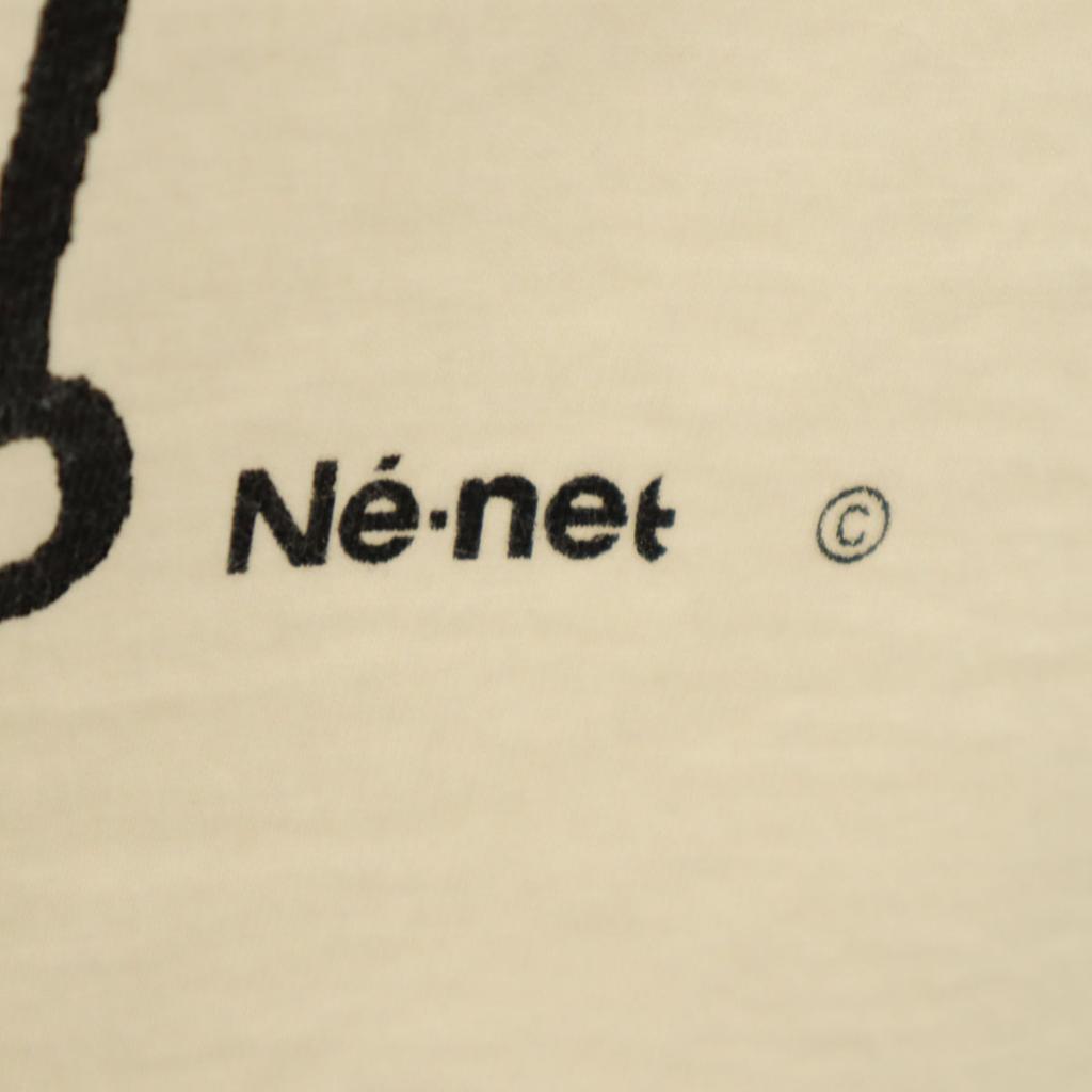 Ne-net made in Japan Short sleeve T-shirt 3 cream Tabata-san Men's Used