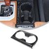 ABS Carbon Fiber For Toyota Tundra 2014-2025 Car Center Control Shift Panel Water Cup Decorative Frame Stickers Car Accessories
