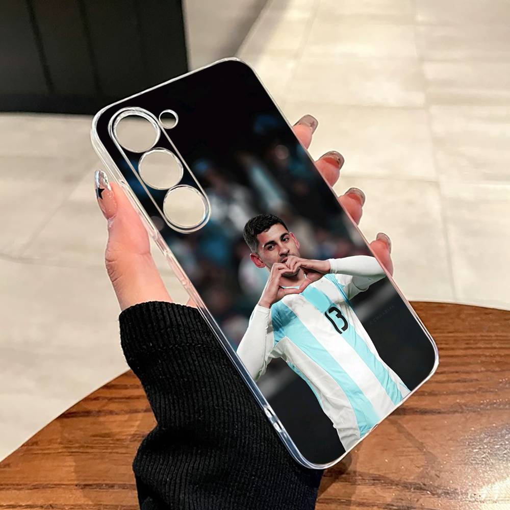 C-Cristian Romero Phone Case For SamsungA10,12,20,21S,30,31,40,50,51,52,70,71 Transparent Cover