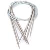 Circular Knitting Needles Stainless Steel Round Needles Various Sizes Crochet Knitting Needles