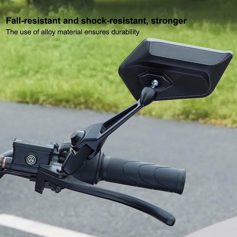 Side Mirror Street King 8 Motorcycle Rearview Mirror Non-Graded Full Alloy Side Mirror Adjustable Hd Rearview Mirror 1Pair