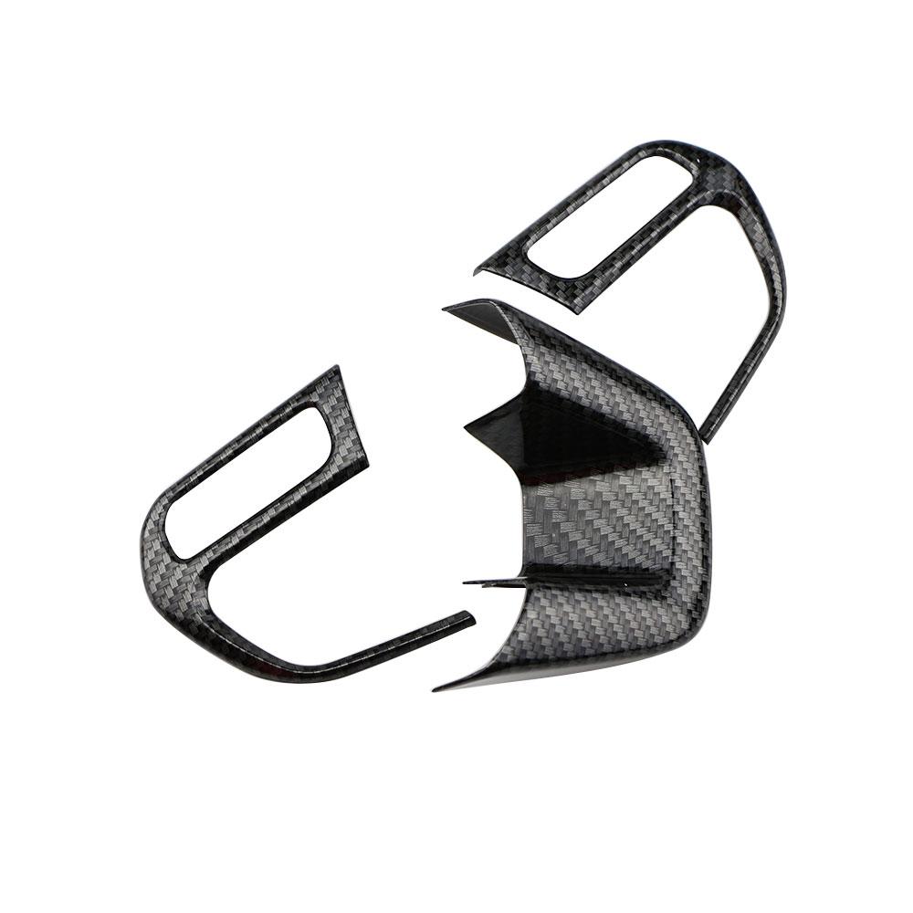 For Jeep Renegade 2015-2022 for Jeep Compass 2017-2020 ABS Car Interior Sticker Steering Wheel Trim Cover Decoration