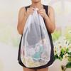 Drawstring Mesh Bag Laundry Bag Washing Large Capacity Mesh Wash Bag for Blouses, Hosiery, and Underwear for Travel and Laundry