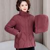 L-XL medium and old cotton clothes women's fashion thickened cotton-padded clothes mother winter clothes thickened jacket light and thin clothes