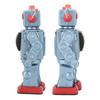Metal Tin Robot Toy Retro Electric Rotating Figures Model Adult Collection Kids Gift