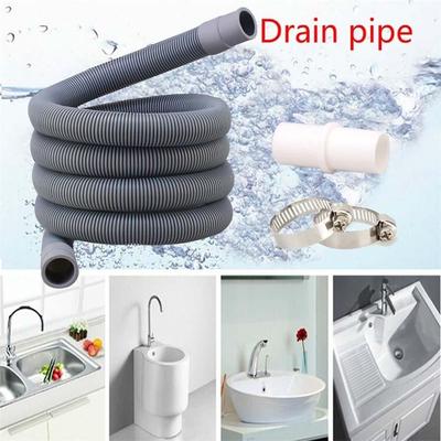 Plastic Dishwasher Washing Machine Bathroom Accessory Plumbing Hoses Sink Extension Pipe Drain Hose