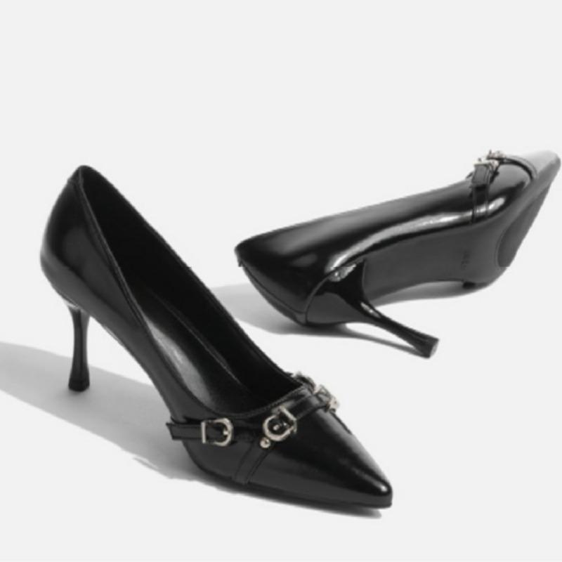 Pantofi de navetă, Stil matur ușor, Tocuri înalte pentru guler alb, Temperament, Pantofi de lucru cu gură joasă