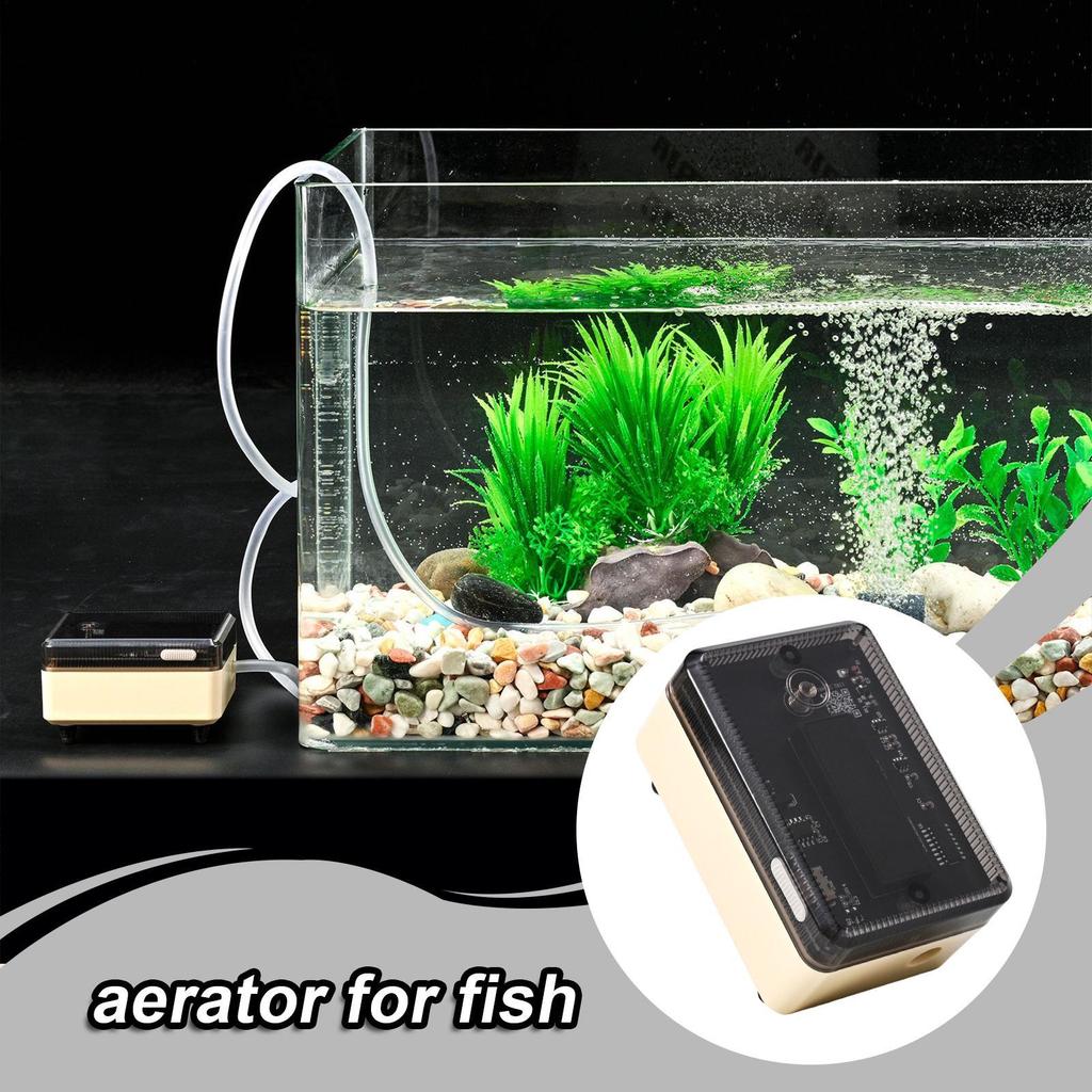Silent Aquarium Oxygen Air Pump Fish Tank Rechargeable Air Volume High Power Oxygenator Air Compressor Aerator