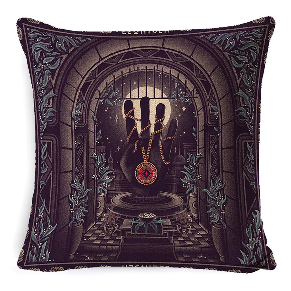 

Американский Ретро Литературный и Художественный Легкая Роскошь Наволочка Чехол для Подушки Подушка Офисная Поясничная Поддержка Офисный Диван Наволочка 45 * 45 (including pillow core)