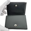 BALENCIAGA 551921 Compact wallet leather Every day Tri-fold wallet Dark gray leather Used
