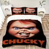 Chucky Horror Doll Icon Print 3Pcs Bedding Setduvet Cover With 2 Bedropillowcase Home Birthday Gift