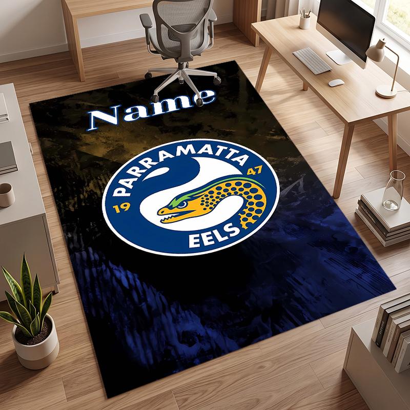 Parramatta Eels (14) Personalized name Office Carpet Stylish Decor for Living Room Bedroom Kitchen