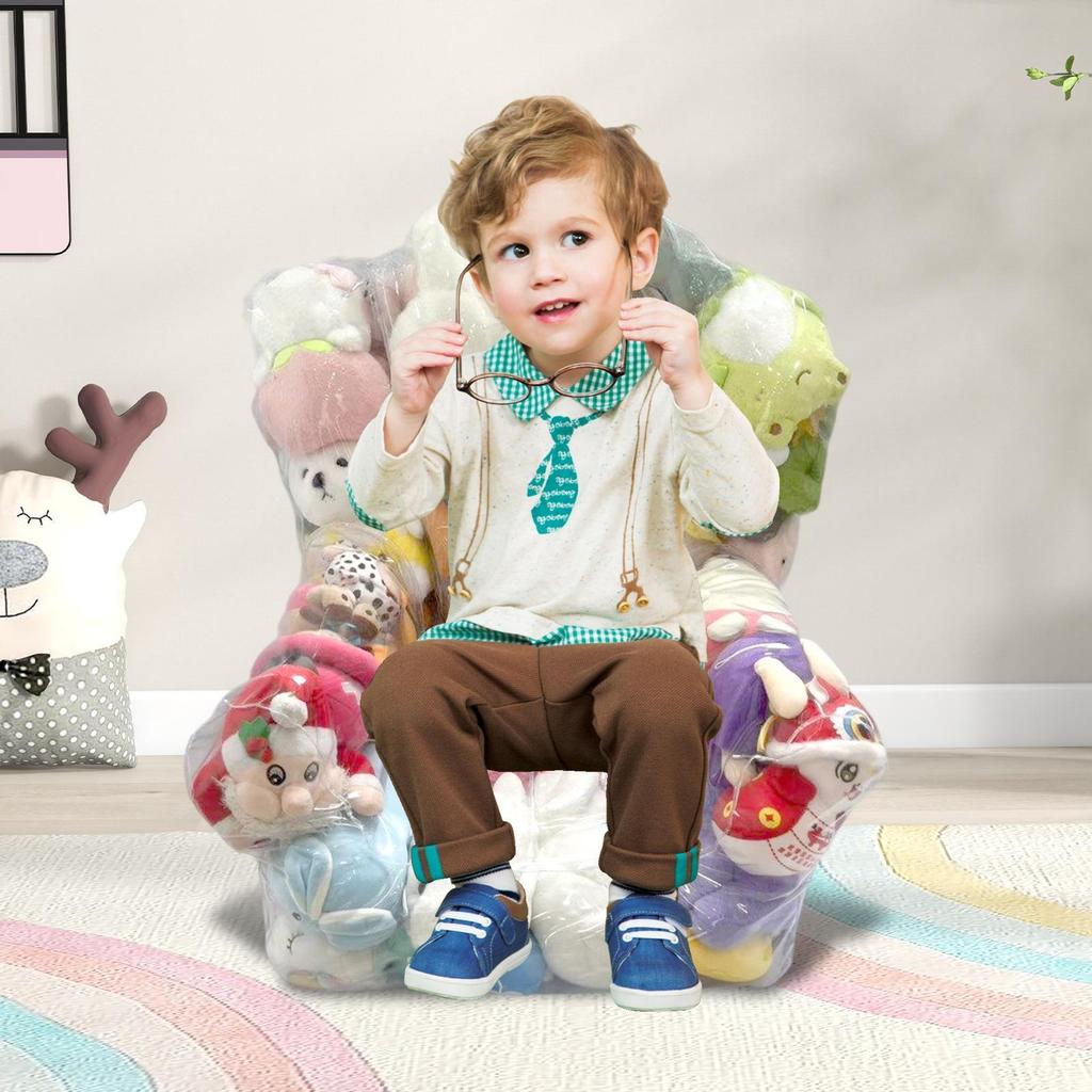 Sitzsack Plüschtier Aufbewahrung Wasserdicht Plüschtier Sitzsack Bezug Organizer Groß für Wohnzimmer Studentenwohnheim Schlafzimmer Spielzimmer