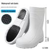 Hanyou High-Top Waterproof Rain Boots for Kids