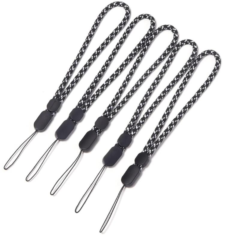 5 Pcs Universal Adjustable Wrist Lanyard Anti-Lost Soft Strap for Camera Keys Phone Small Daily Accessories
